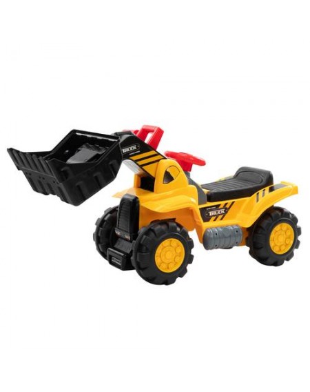 Ride On Bulldozer Outdoor Digger Scooper Pulling Cart With Front Loader Digger
