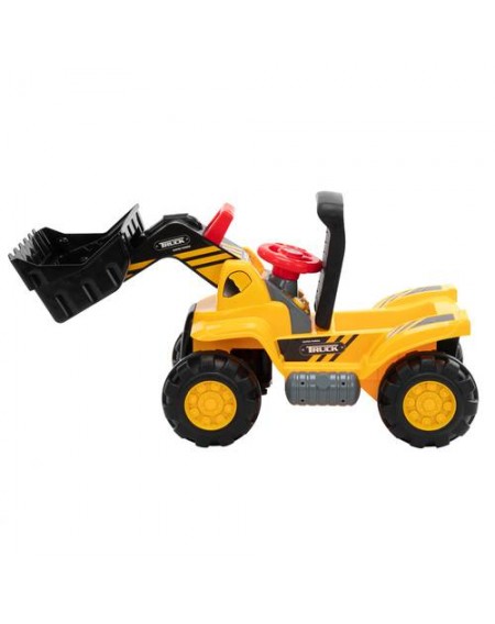 Ride On Bulldozer Outdoor Digger Scooper Pulling Cart With Front Loader Digger