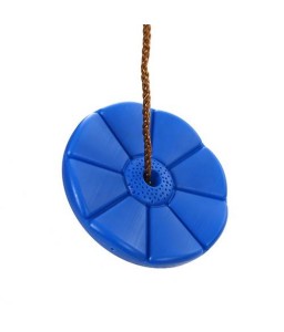 Sunflower Desigh PE Swing Seat Set Playground Accessories with Rope Blue